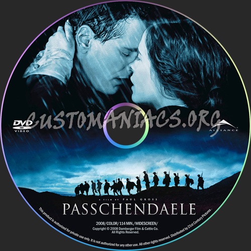 Passchendaele dvd label