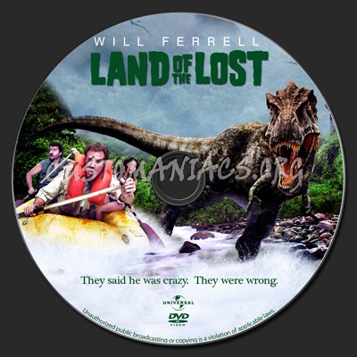 Land Of The Lost dvd label