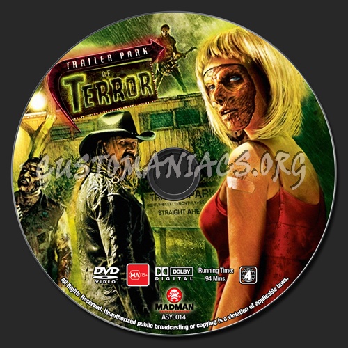 Trailer Park Of Terror dvd label