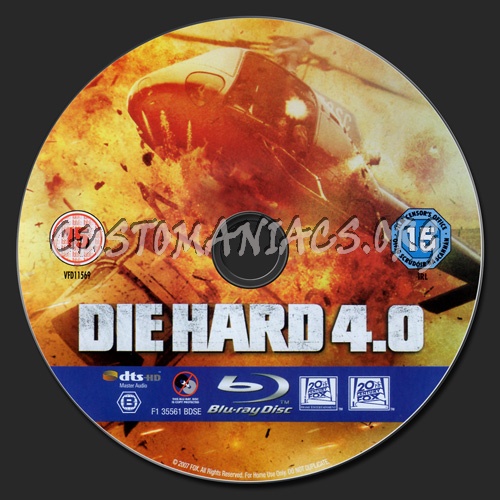 Die Hard 4 blu-ray label