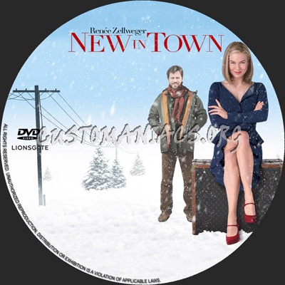 New in Town dvd label