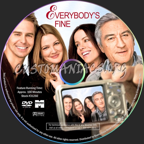 Everybody's Fine dvd label