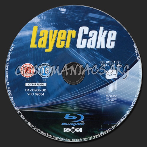 L4yer Cake / Layer Cake blu-ray label