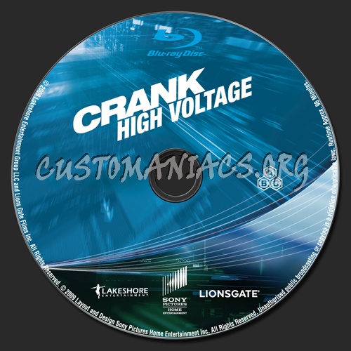 Crank 2 High Voltage blu-ray label