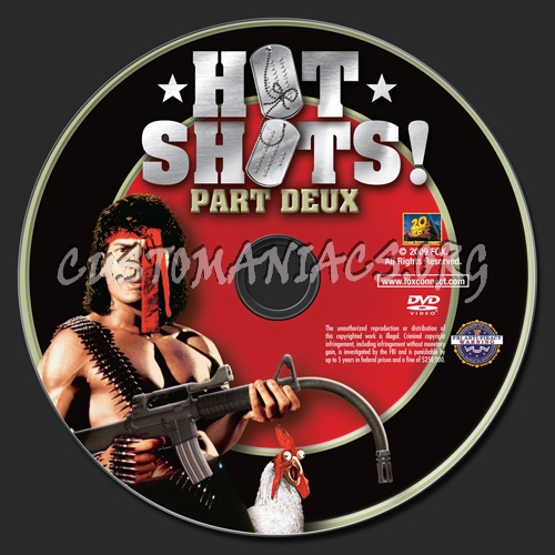 Hot Shots Part Deux dvd label