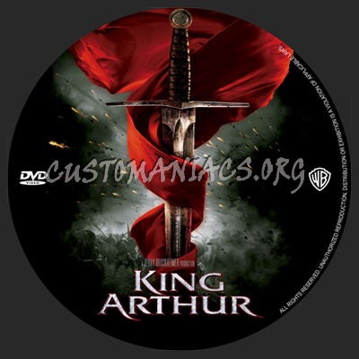 King Arthur dvd label