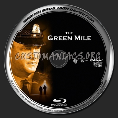 The Green Mile blu-ray label