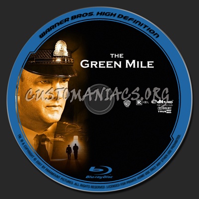 The Green Mile blu-ray label