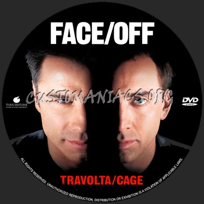 Face Off dvd label