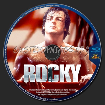 Rocky blu-ray label