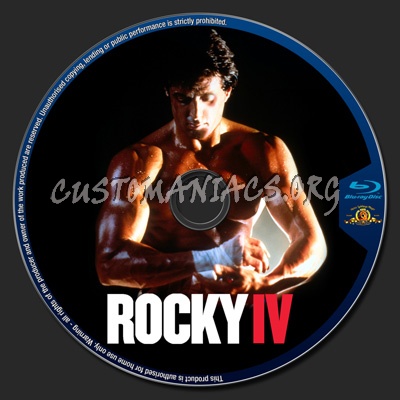 Rocky IV blu-ray label