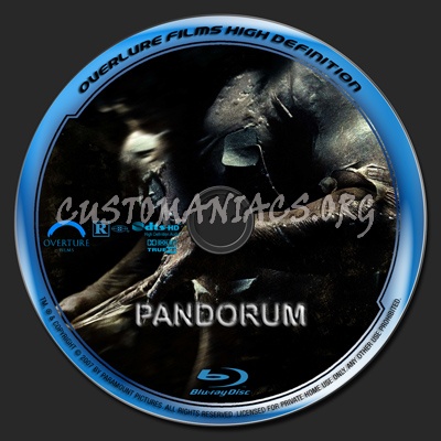 Pandorum blu-ray label