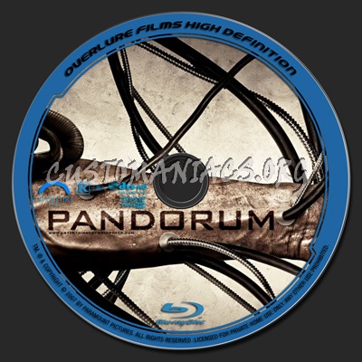 Pandorum blu-ray label