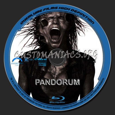 Pandorum blu-ray label