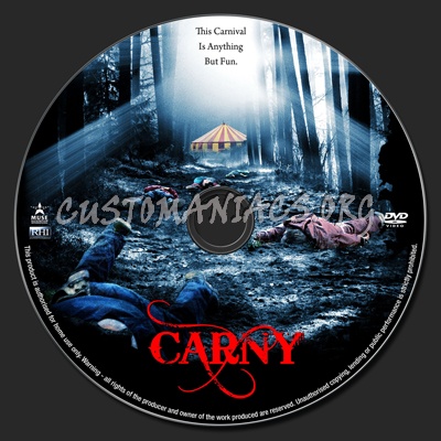 Carny dvd label