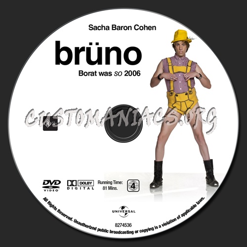 Bruno dvd label