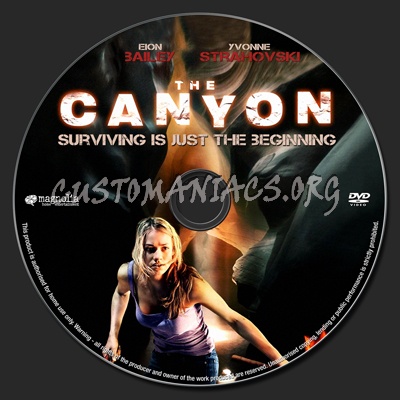 The Canyon dvd label