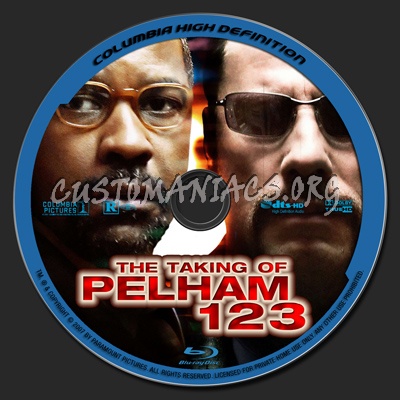 The Taking of Pelham 123 blu-ray label