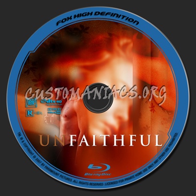 unfaithful blu-ray label