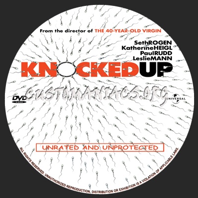 Knocked Up dvd label