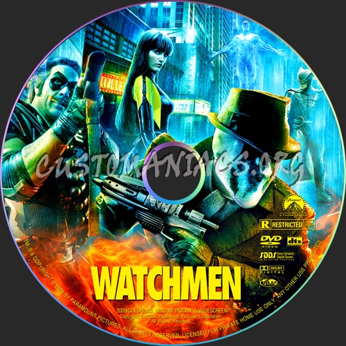 Watchmen dvd label