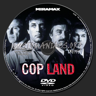 Cop Land dvd label