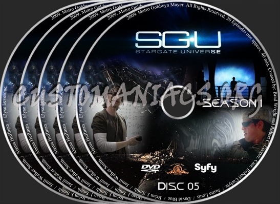 Stargate Universe dvd label