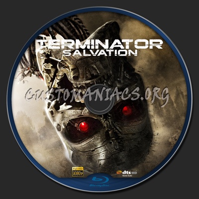 Terminator Salvation blu-ray label