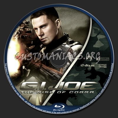 G.I. Joe : The Rise Of Cobra blu-ray label