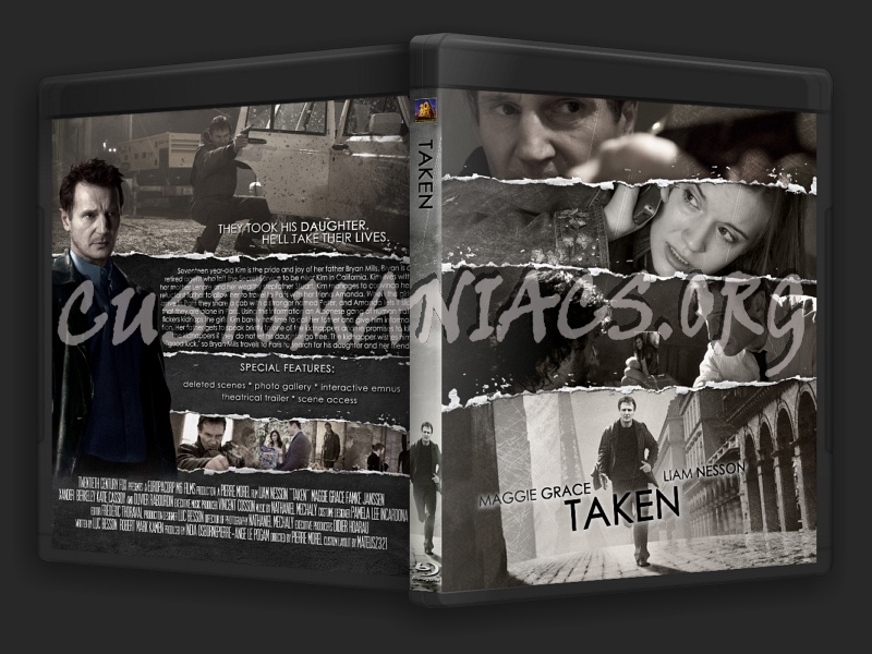 Taken blu-ray cover