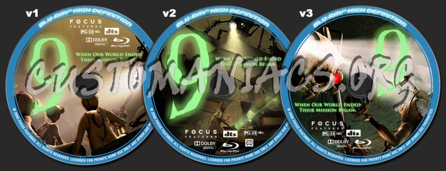 9 blu-ray label