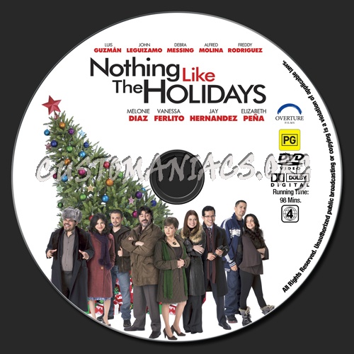 Nothing Like The Holidays dvd label