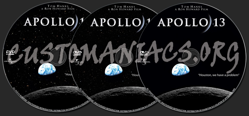 Apollo 13 dvd label