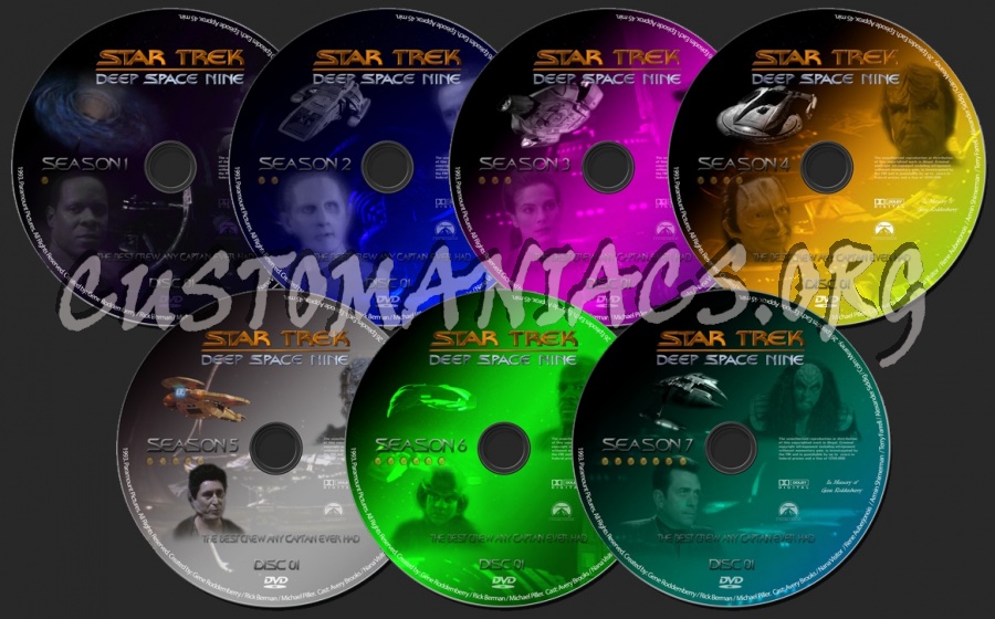 Star Trek Deep Space Nine dvd label