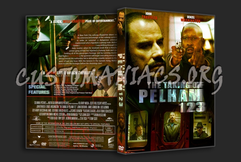 The Taking of Pelham 123 dvd cover