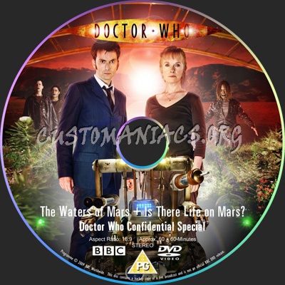 Doctor Who 2009 Special - The Waters of Mars dvd label