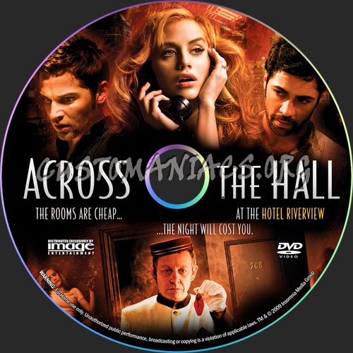 Across The Hall dvd label