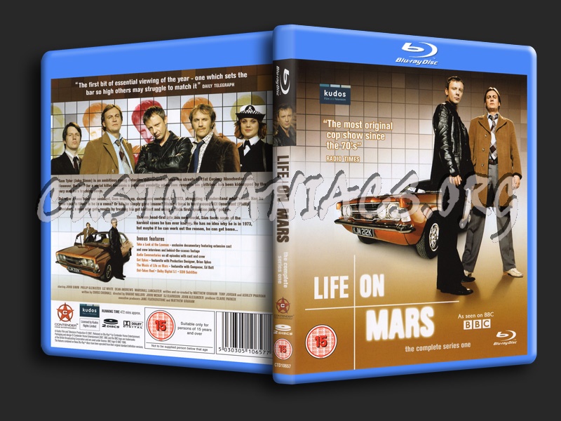 Life on Mars Series One blu-ray cover