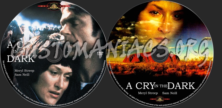 A Cry in the Dark dvd label