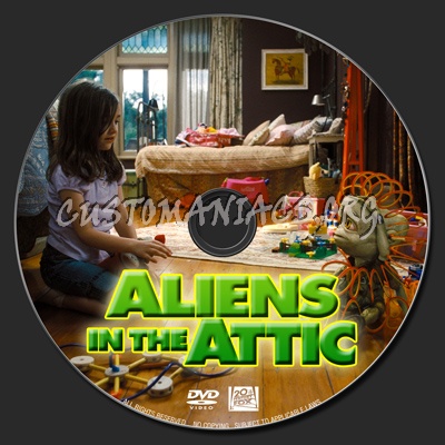 Aliens In The Attic dvd label