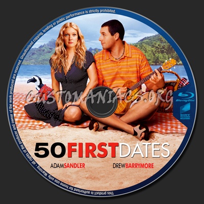 50 First Dates blu-ray label