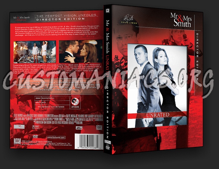 Mr & Mrs Smith Director Edition dvd cover