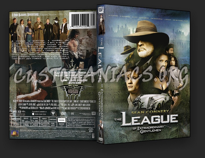 The League Of Extraordinary Gentleman dvd cover