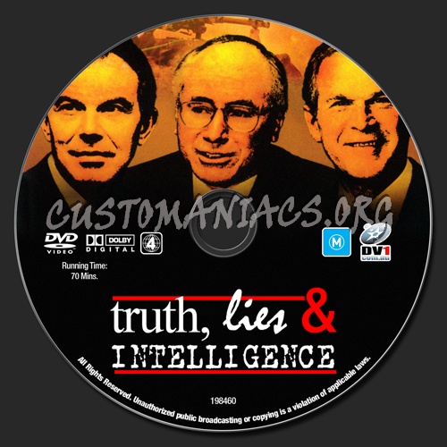 Truth, Lies & Intelligence dvd label