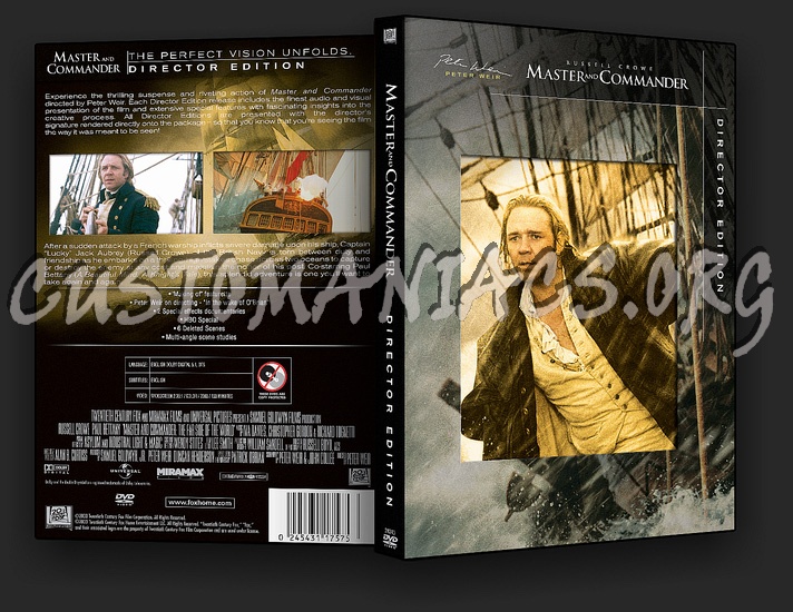 Master and Commander Director Edition dvd cover