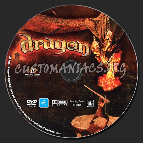 Dragon dvd label