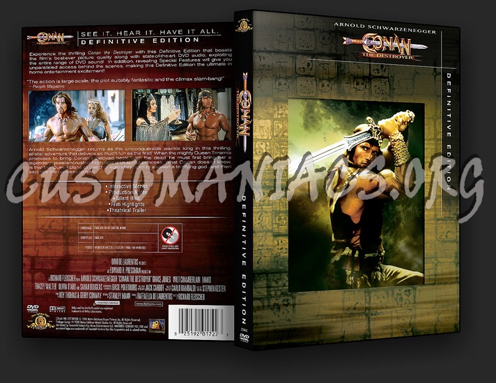 Conan The Destroyer Definitive Edition dvd cover