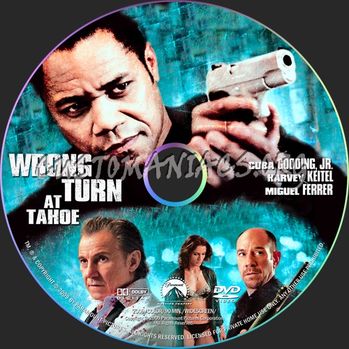 Wrong Turn At Tahoe dvd label