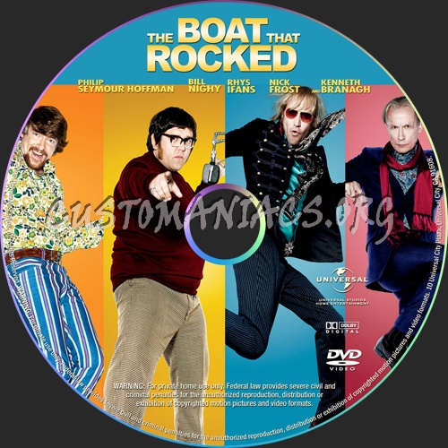 The Boat That Rocked dvd label