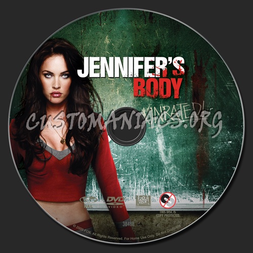 Jennifer's Body dvd label